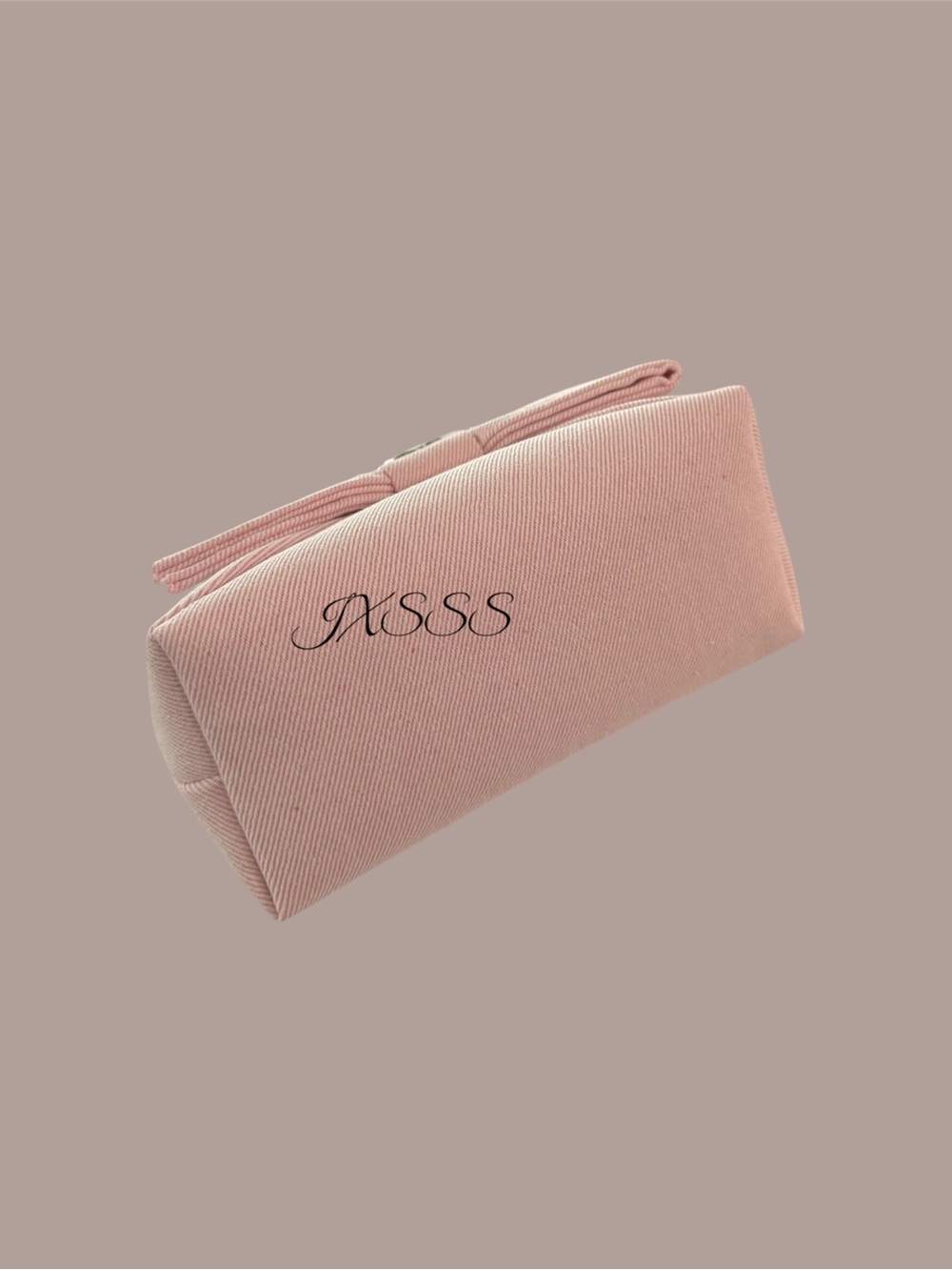 Light-Pink Dior Beauty (Miss Dior) Bow-Embroidered Cosmetic-Makeup Bag - Picture 15 of 15